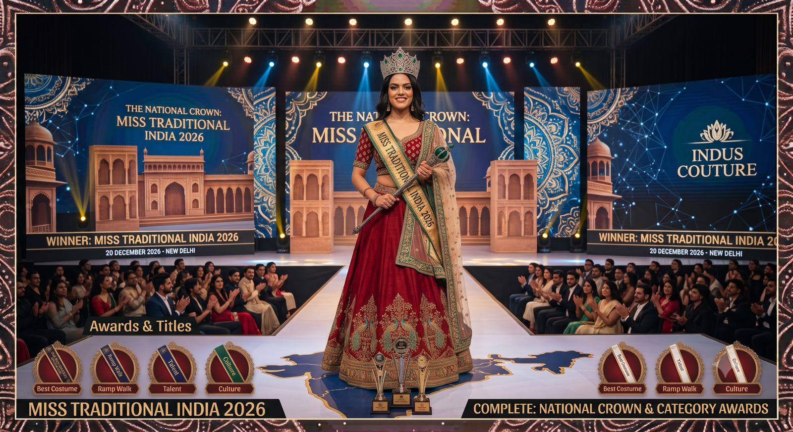 Miss Traditional India Winner