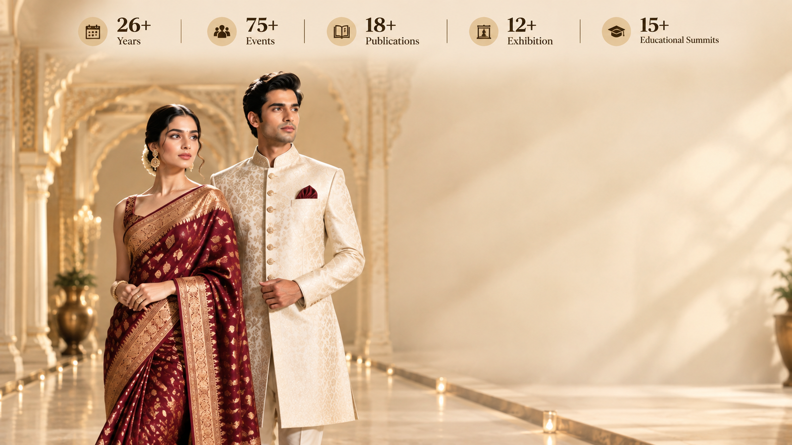 Miss & Mr. Traditional India 2026 Banner